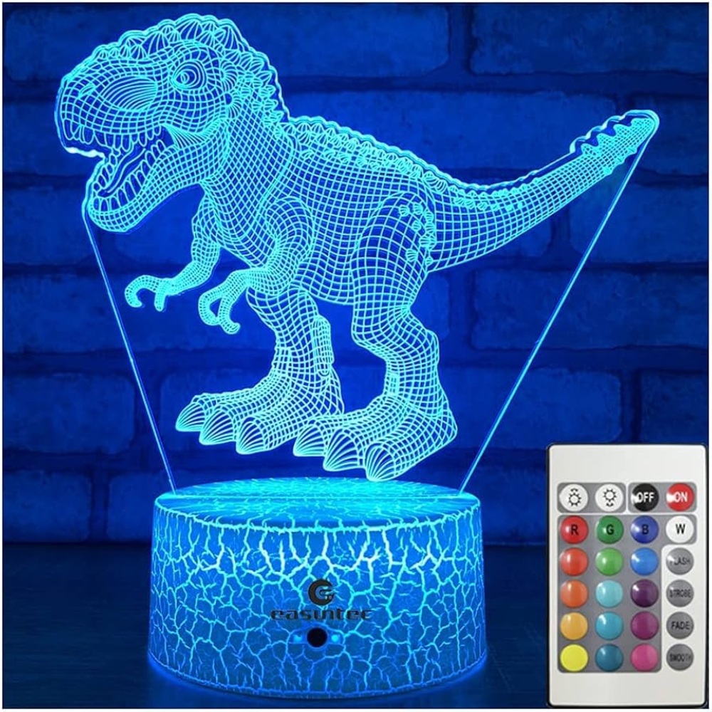 NEW Dinosaur LED Night Light for Kids Color Changing USB or Battery Powered